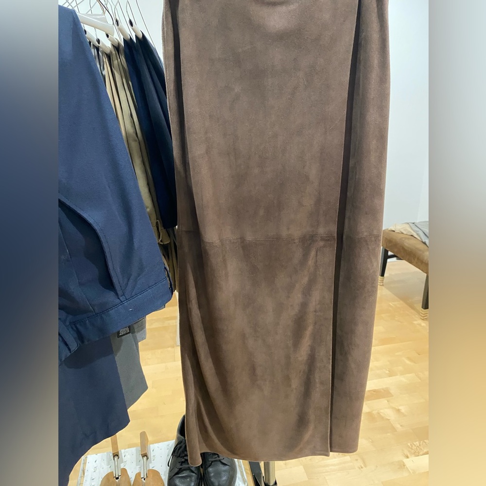 Joseph Tricot Suede Skirt 3/4 Length
